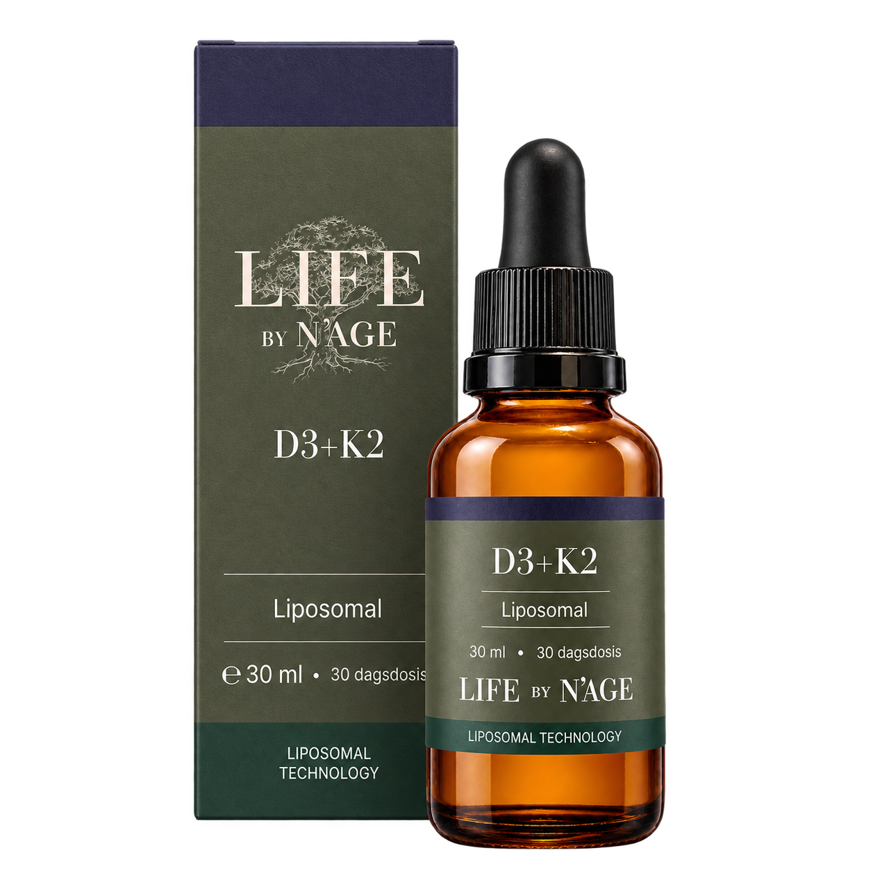 life d3 + k2 liposomal kosttilskud